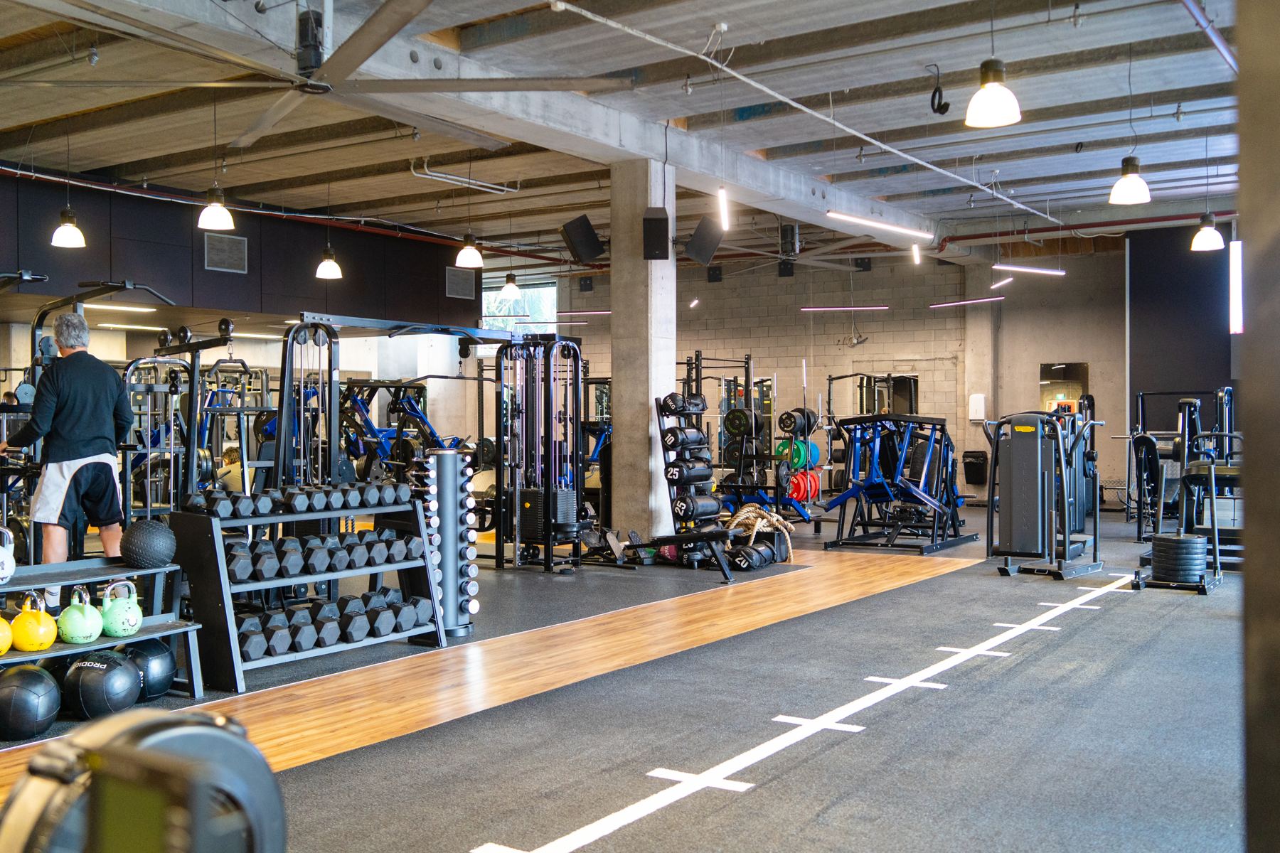 Functional training zone at M2 Training Club, Grafton Auckland
