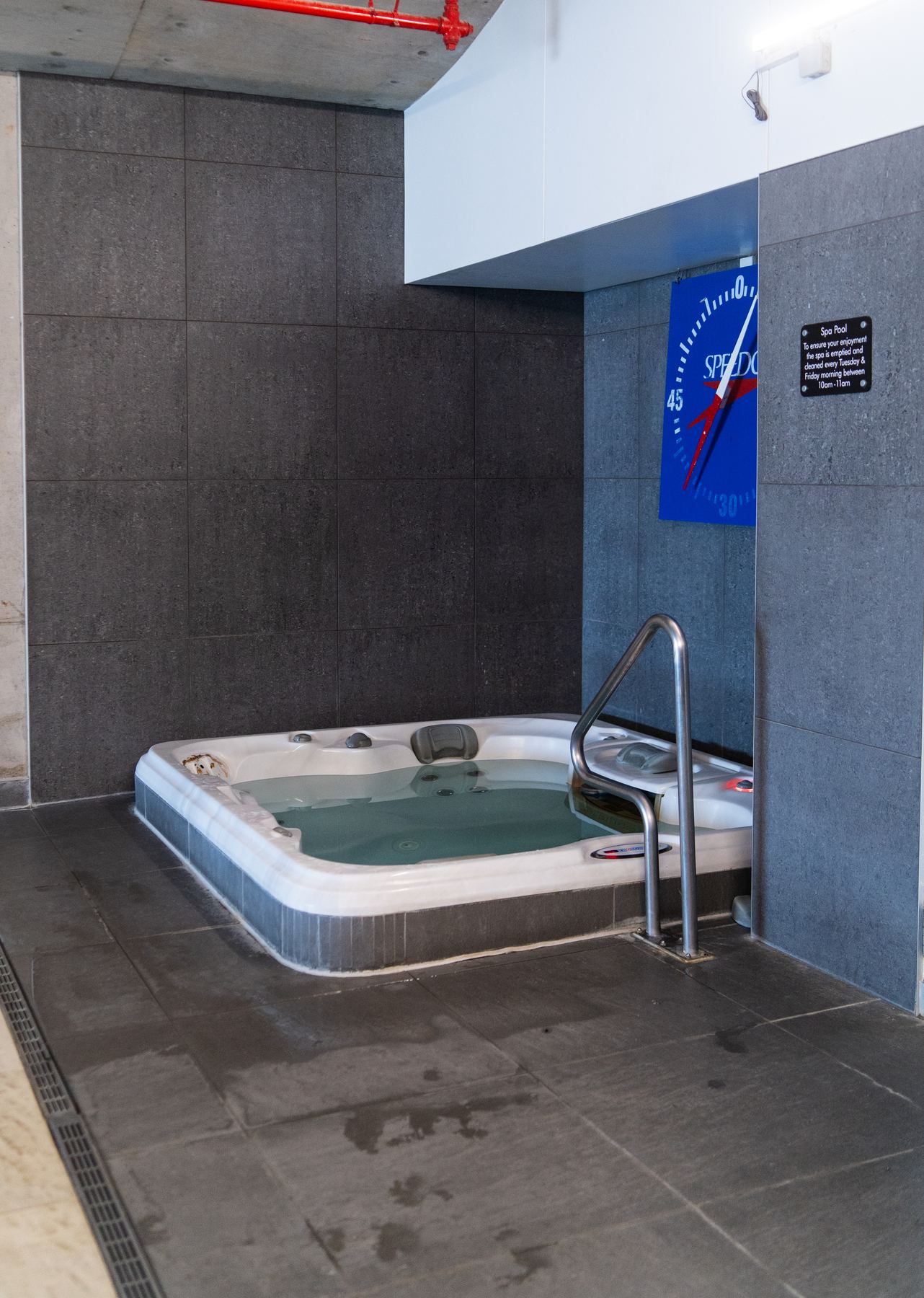 Spa pool at M2 Training Club